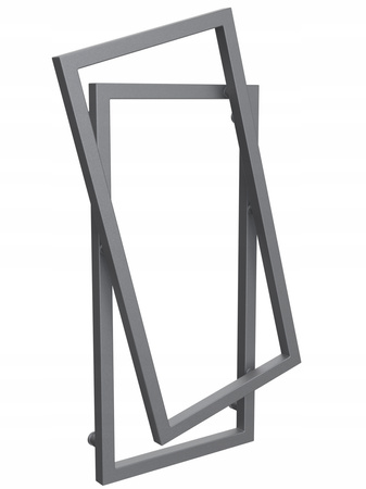 Grzejnik dekoracyjny TRUE 95/60 antracyt struktura