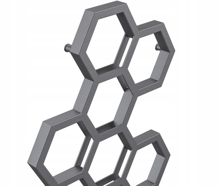 GRZEJNIK ŁAZIENKOWY BEE 145/72 ANTRACYT 549W