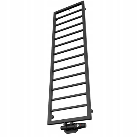 GRZEJNIK ŁAZIENKOWY DELA 1400x350 CZARNY MAT 362W