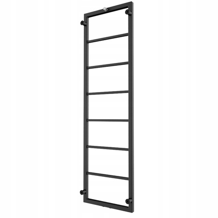 GRZEJNIK ŁAZIENKOWY KARL 1200x350 CZARNY MAT 250W