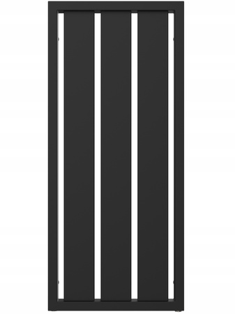 Grzejnik pokojowy dekoracyjny 100/44 czarny mat