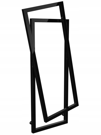 Grzejnik dekoracyjny TRUE 115/60 czarny połysk