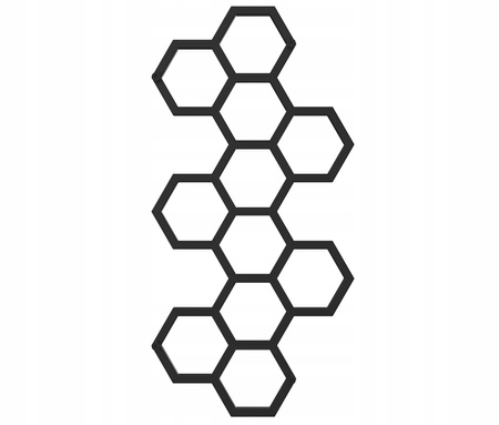 GRZEJNIK ŁAZIENKOWY BEE 145/72 CZARNY MAT 549W