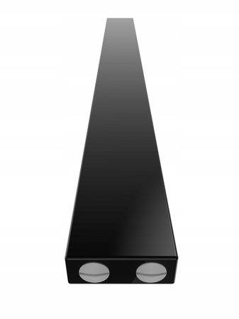 Grzejnik dekoracyjny SOL 90/8 czarny połysk