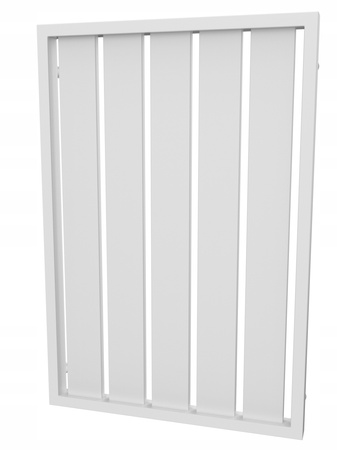 Grzejnik pokojowy dekoracyjny 100/68 biały połysk