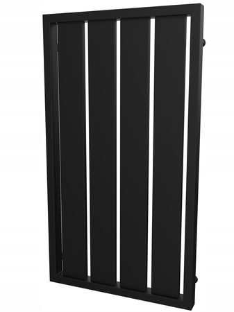 Grzejnik pokojowy dekoracyjny 100/56 czarny strukt