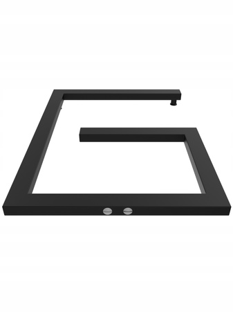 Grzejnik dekoracyjny łazienkowy 100/70 czarny str