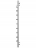Grzejnik łazienkowy KAFU 120/53 srebrny 441w