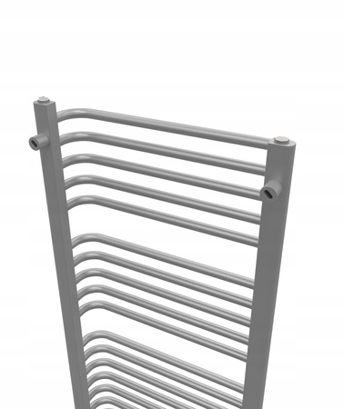 GRZEJNIK DEKORACYJNY REINA 1370x440 SREBRNY