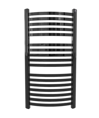 GRZEJNIK DEKORACYJNY EWA 1570x675 CZARNY POŁYSK