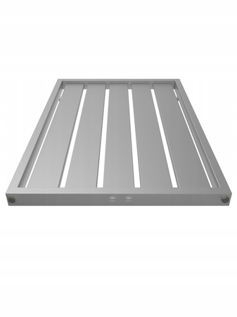 Grzejnik pokojowy dekoracyjny 100/68 srebrny