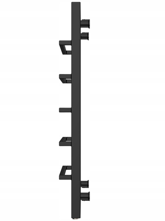 Grzejnik łazienkowy KAFU 70/53 czarny połysk 286w