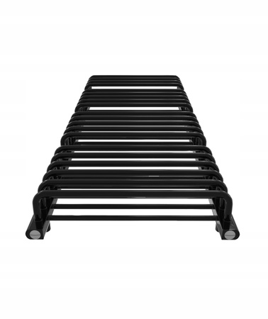 GRZEJNIK DEKORACYJNY DIWA 1170x640 CZARNY POŁYSK