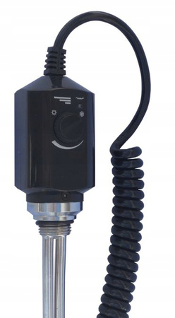 Grzałka elektryczna do grzejnika czarna 300W