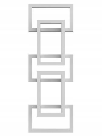 Grzejnik dekoracyjny EMIN 122/39 biały połysk