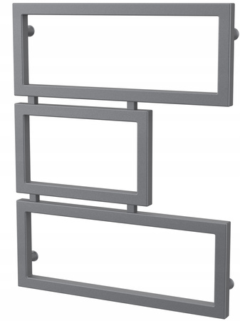 Grzejnik łazienkowy ALASKA 80/60 antracyt stuktura