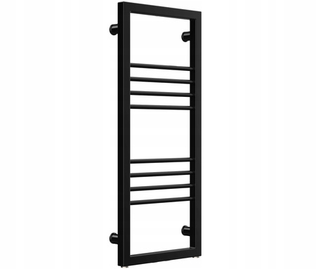 Grzejnik łazienkowy SPAL 70/30 czarny połysk 181w