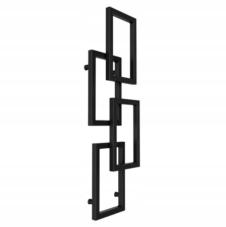 GRZEJNIK DEKORACYJNY kAT 1110x360 CZARNY MAT 360W