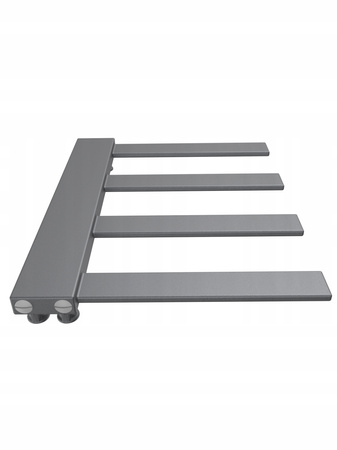 Grzejnik łazienkowy dekoracyjny 50/40 antracyt str