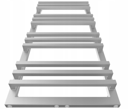 Grzejnik łazienkowy 160/54 IMON srebrny 920w