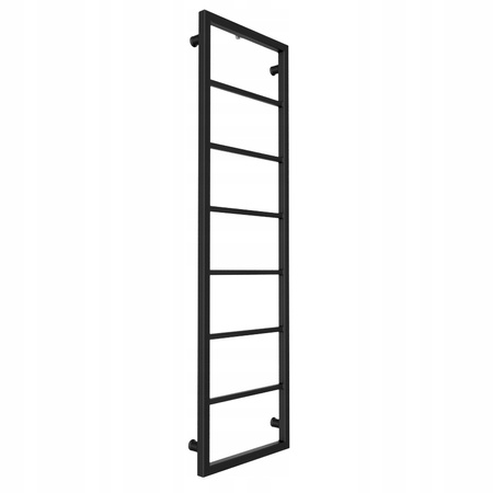 GRZEJNIK ŁAZIENKOWY KARL 1200x350 CZARNY MAT 250W