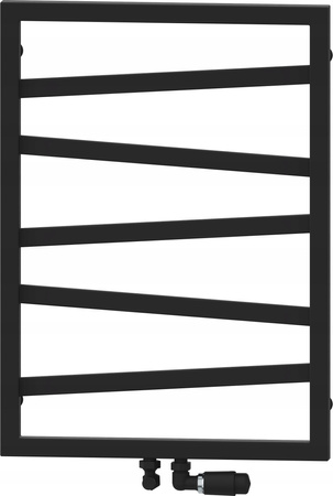GRZEJNIK ŁAZIENKOWY 720x530 CZARNY POŁYSK 297W