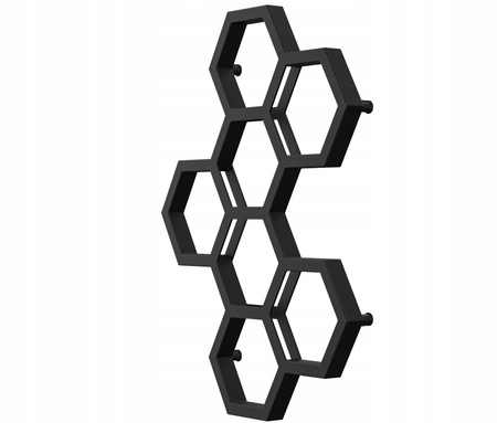 GRZEJNIK ŁAZIENKOWY BEE 98/72 CZARNY MAT 361W