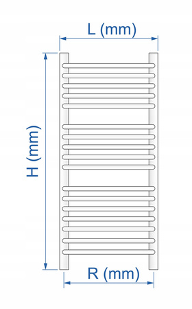 GRZEJNIK ŁAZIENKOWY REINA BIAŁY POŁYSK