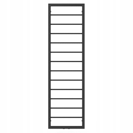 GRZEJNIK ŁAZIENKOWY DELAR 1200x350 CZARNY MAT 275W