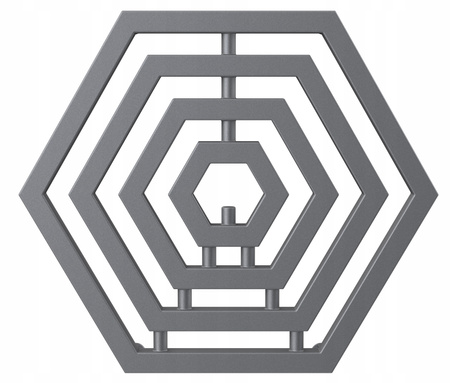 Grzejnik łazienkowy OLIW 51/59 antracyt 305w