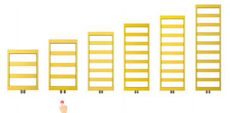 GRZEJNIK ŁAZIENKOWY ELON 94/53 BIAŁY MAT 389W