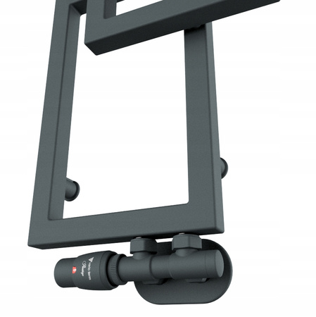 GRZEJNIK ŁAZIENKOWY kAT 870x360 ANTRACYT 270W