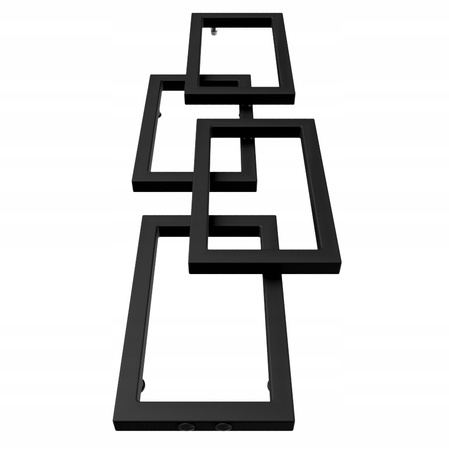 GRZEJNIK DEKORACYJNY kAT 1110x360 CZARNY MAT 360W