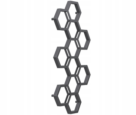 GRZEJNIK ŁAZIENKOWY BEE 145/72 ANTRACYT 549W