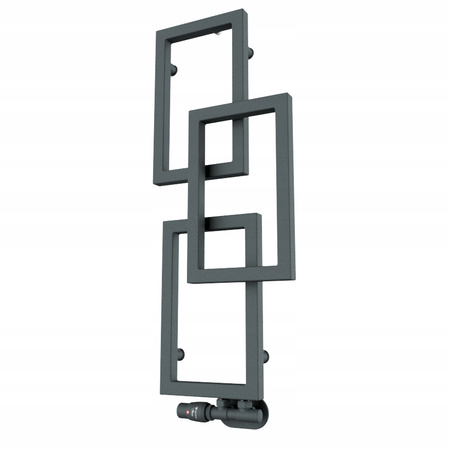 GRZEJNIK ŁAZIENKOWY kAT 870x360 ANTRACYT 270W