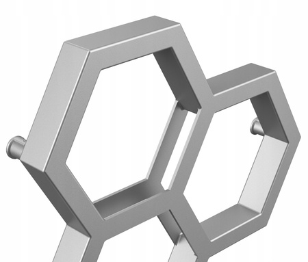 GRZEJNIK ŁAZIENKOWY BEE 98/72 SREBRNY 361W