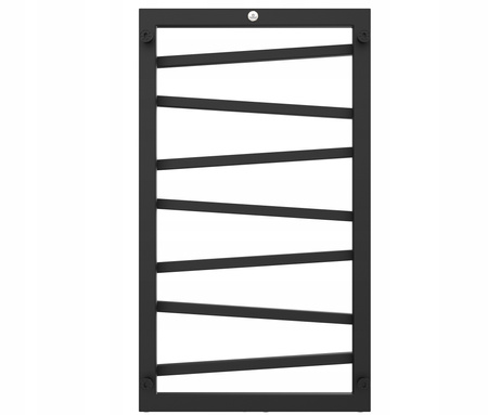 Grzejnik łazienkowy 94/54 ROGI czarny mat 516w