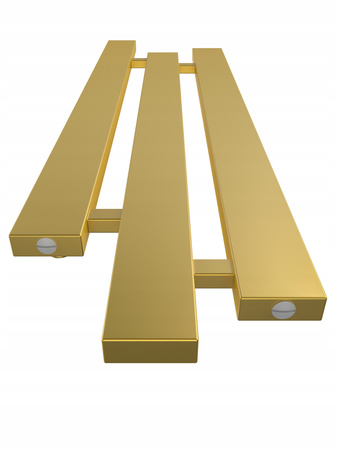 Grzejnik dekoracyjny łazienkowy 115/32 złoty