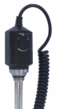 Grzałka elektryczna do grzejnika czarna 600W