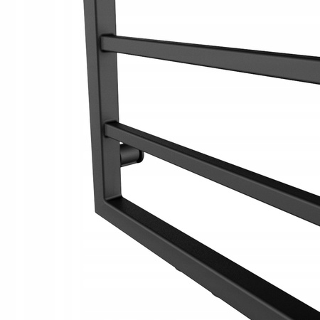GRZEJNIK ŁAZIENKOWY DELA 1400x350 CZARNY MAT 362W