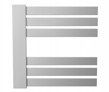 Grzejnik łazienkowy AKO 50/50 srebrny
