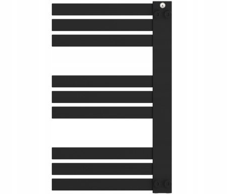 Grzejnik łazienkowy AKO 80/50 czarny struktura