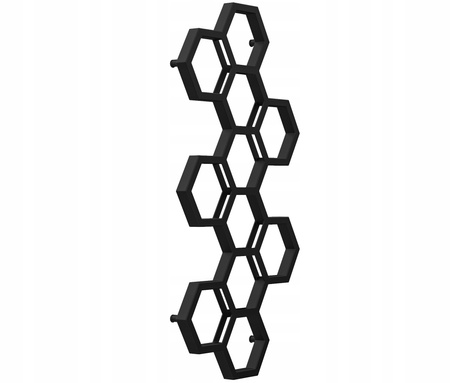 GRZEJNIK ŁAZIENKOWY BEE 145/72 CZARNY MAT 549W