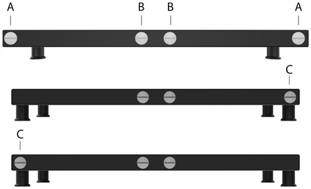 GRZEJNIK ŁAZIENKOWY CUBA 57x53 BIAŁY MAT 341W