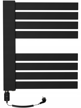 Grzejnik elektryczny łazienkowy 60/40 czarny mat