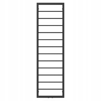 GRZEJNIK ŁAZIENKOWY DELAR 1200x350 CZARNY MAT 275W