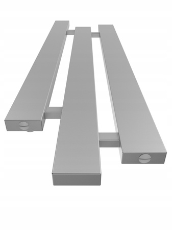 Grzejnik dekoracyjny łazienkowy 115/32 srebrny