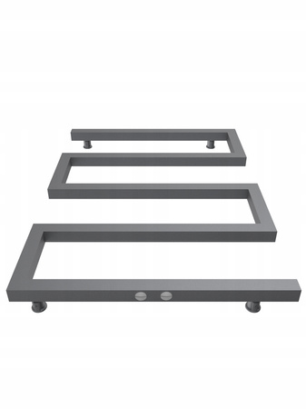 Grzejnik łazienkowy dekoracyjny 75/55 antracyt