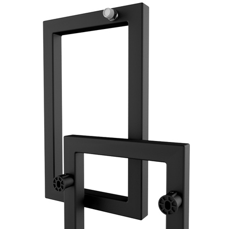 GRZEJNIK DEKORACYJNY kAT 1110x360 CZARNY MAT 360W