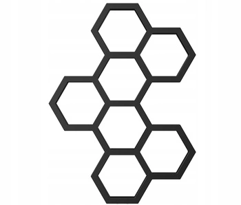 GRZEJNIK ŁAZIENKOWY BEE 98/72 CZARNY POŁYSK 361W